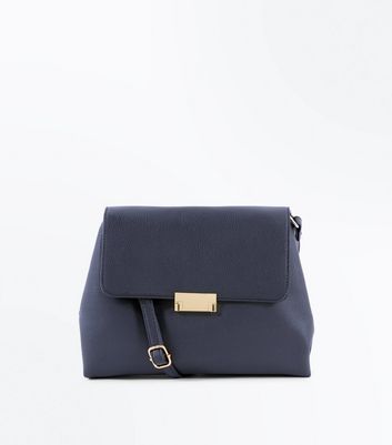 black fold over crossbody bag