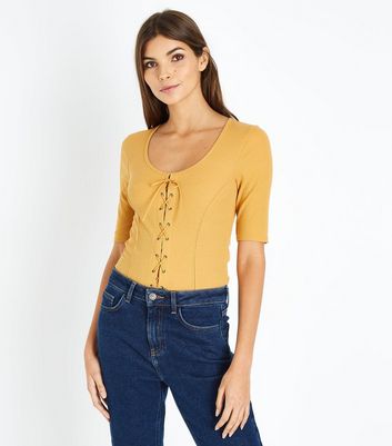 Lace up top hot sale new look