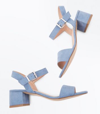 new look pale blue sandals