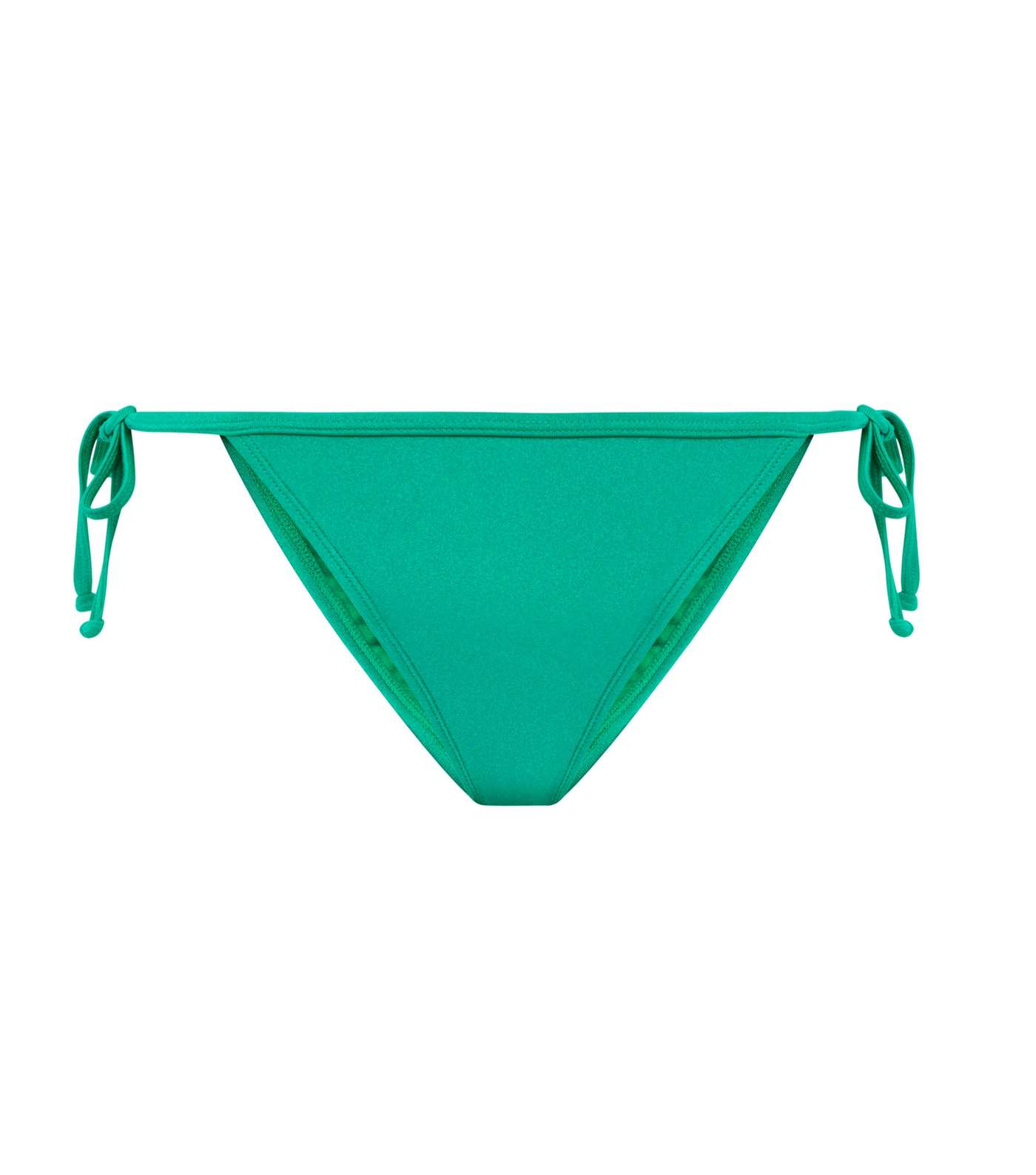 Green Tie Side Bikini Bottoms Image 4