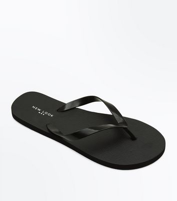 Black Flip Flops | New Look