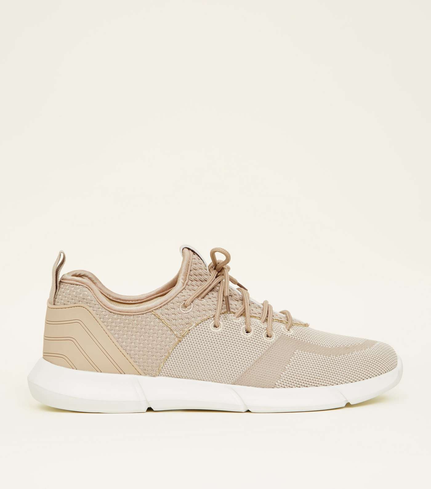 Stone Marl Knit Trainers 