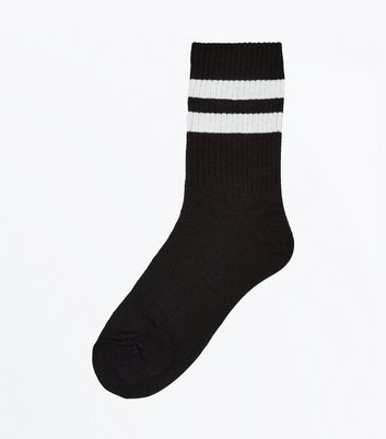 black and white striped socks mens