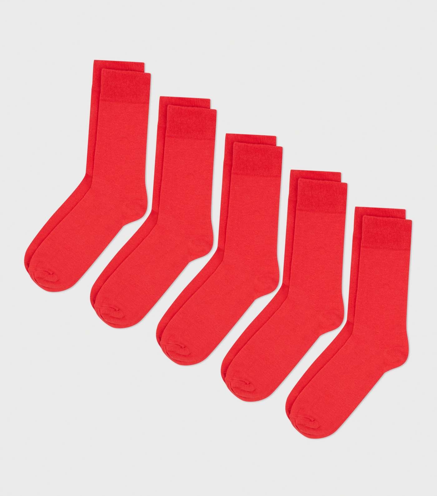 5 Pack Red Socks