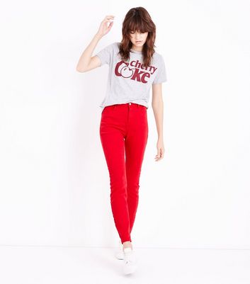 red look jeans