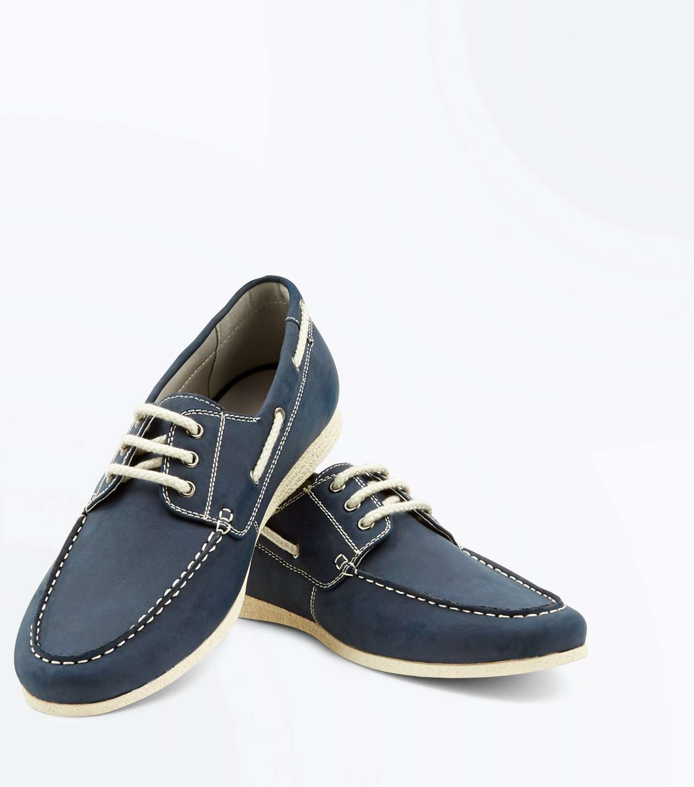 Navy Boat Shoes Image 4