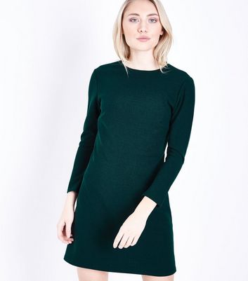dark green petite dress