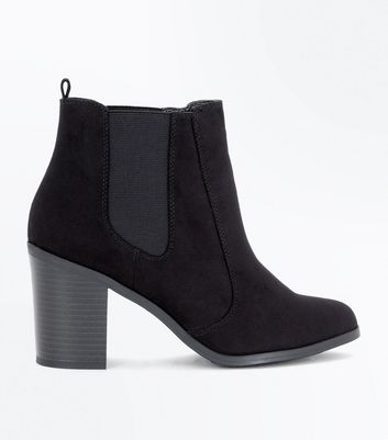 new look suedette chelsea ankle boot