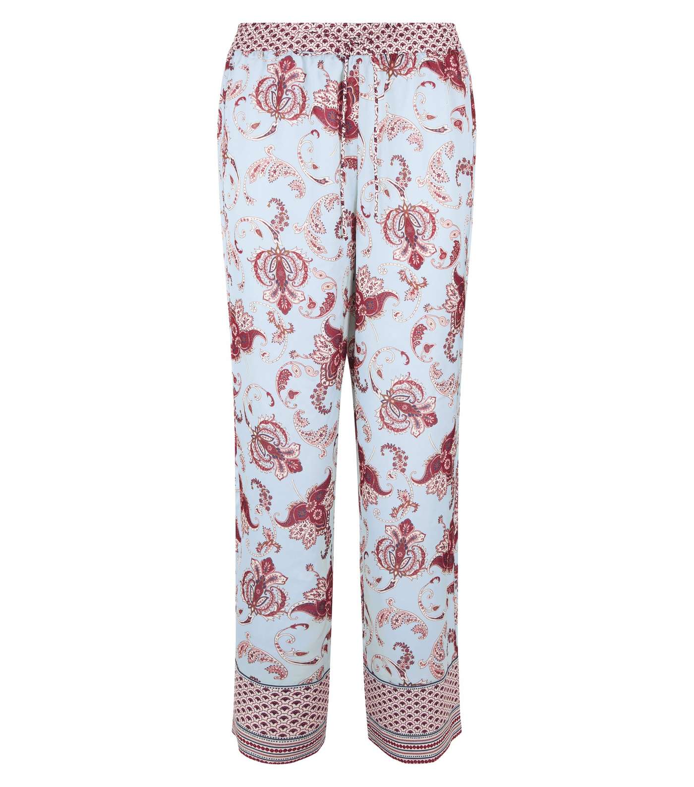 Frankie Blue Paisley Print Pyjama Trousers Image 4