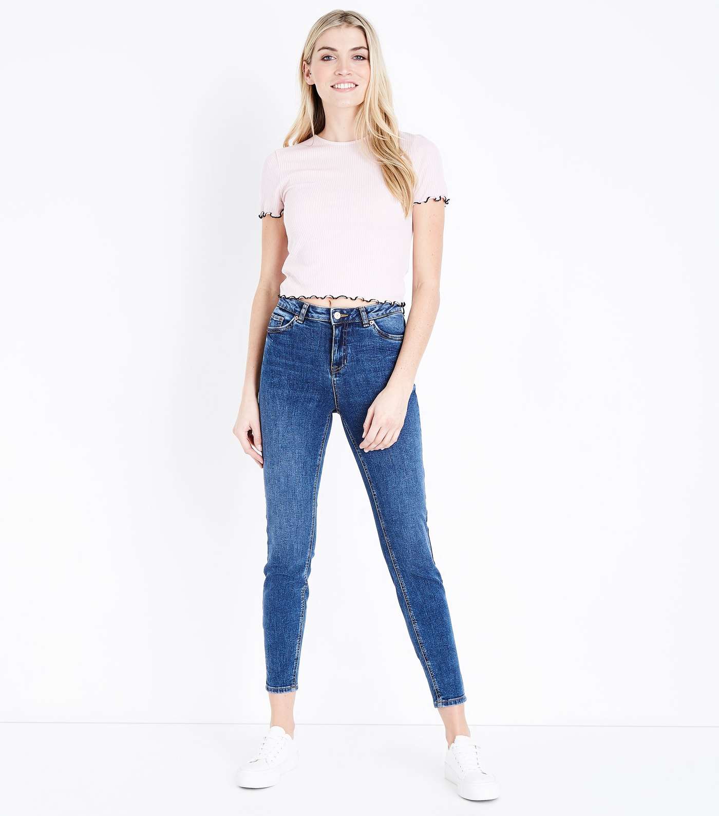 Blue Ankle Grazer Skinny Jenna Jeans