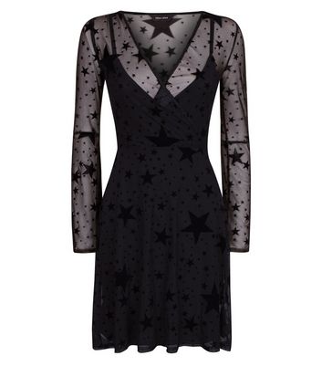 black star dress long sleeve