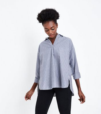 new look striped blouse
