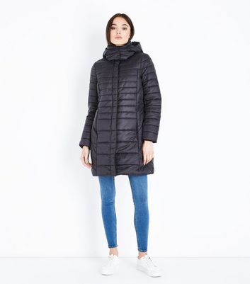 longline lightweight padded coat