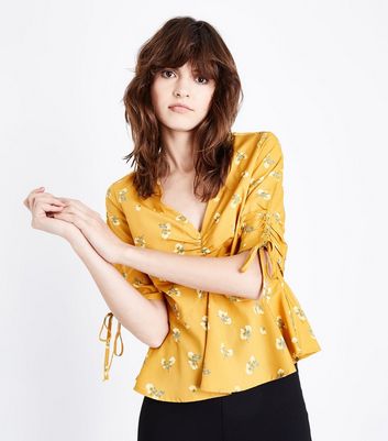 new look yellow blouse