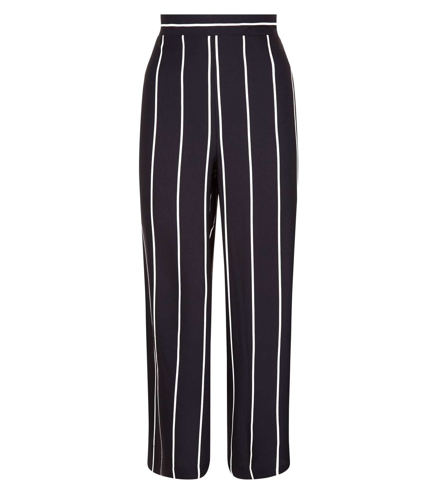Black Stripe Cropped Trousers Image 4