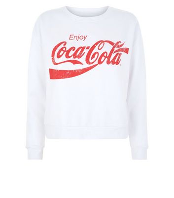 white coca cola hoodie