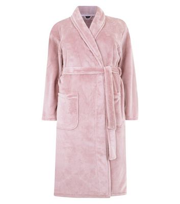 pink dressing gown new look