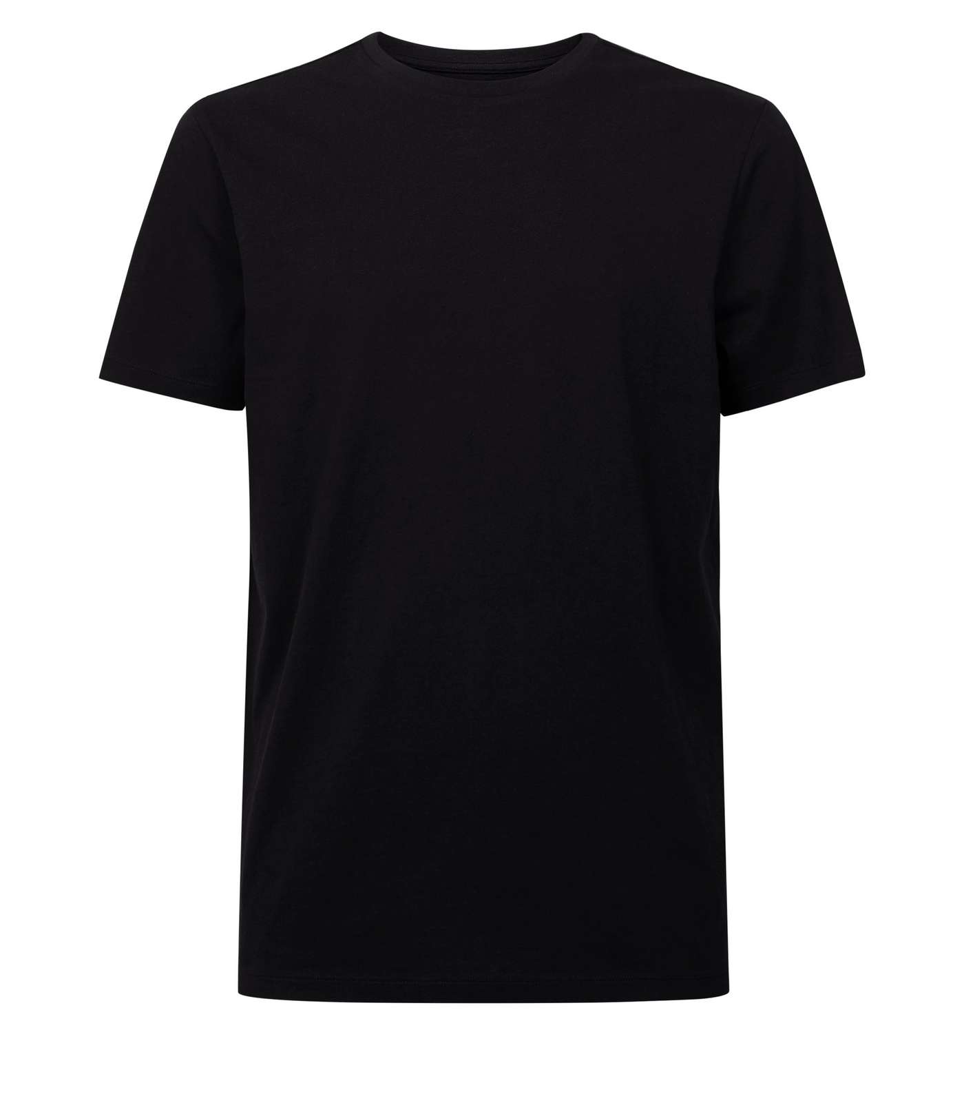 Black Crew Neck T-Shirt Image 4