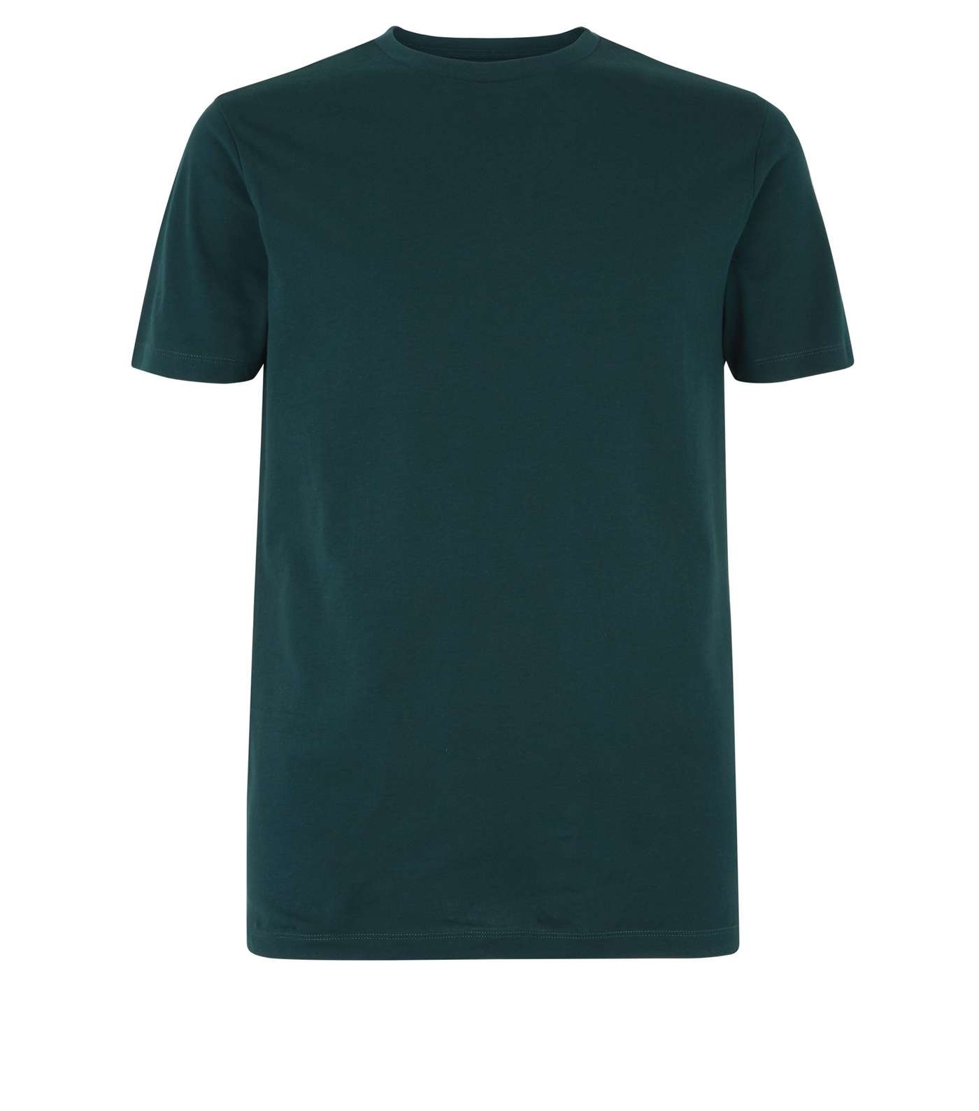 Dark Green Short Sleeve Muscle Fit T-Shirt Image 4