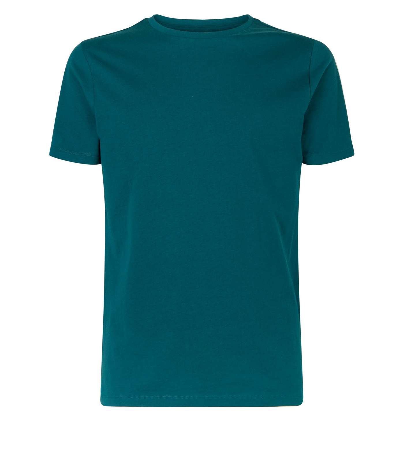 Teal Muscle Fit T-Shirt Image 4