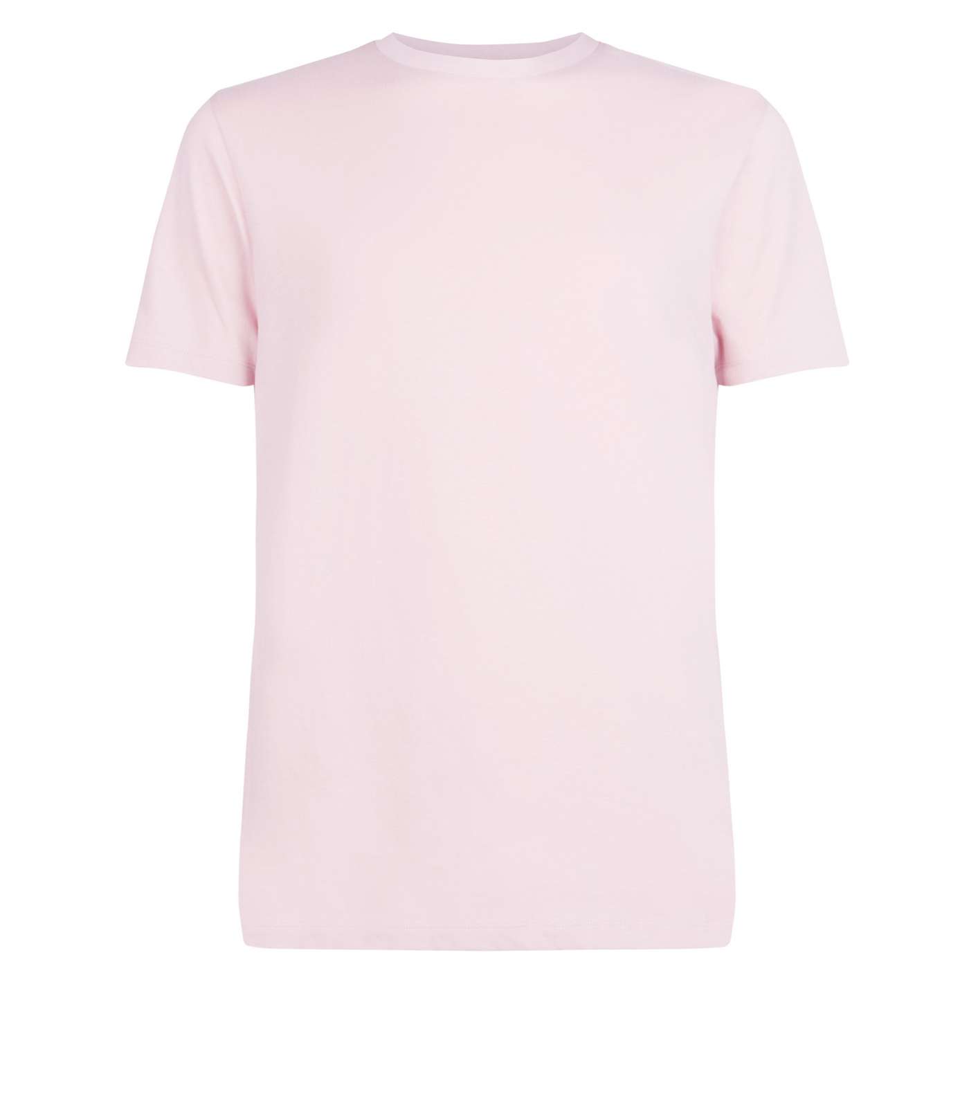Light Pink Short Sleeve Muscle Fit T-Shirt Image 4