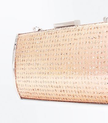 rose gold embellished bag