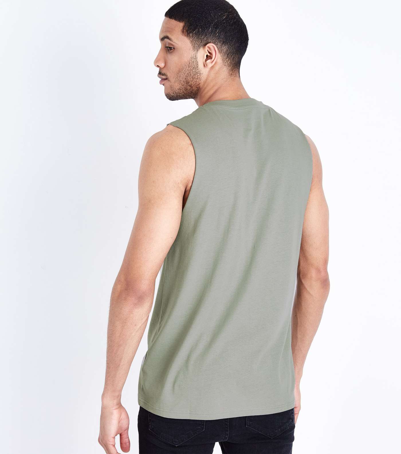 Olive Tank Top Image 3