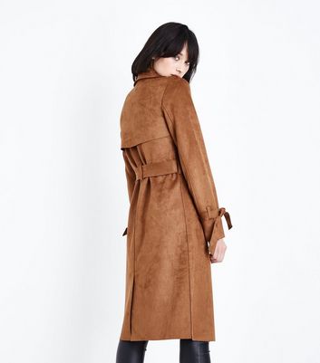 zara belted wool blend coat