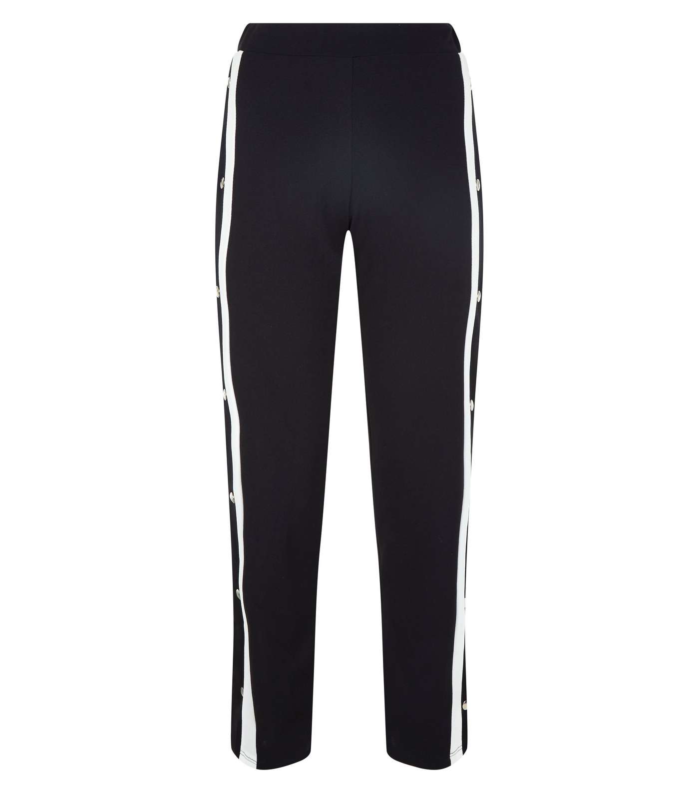 Cameo Rose Black Double Stripe Popper Side Trousers Image 4