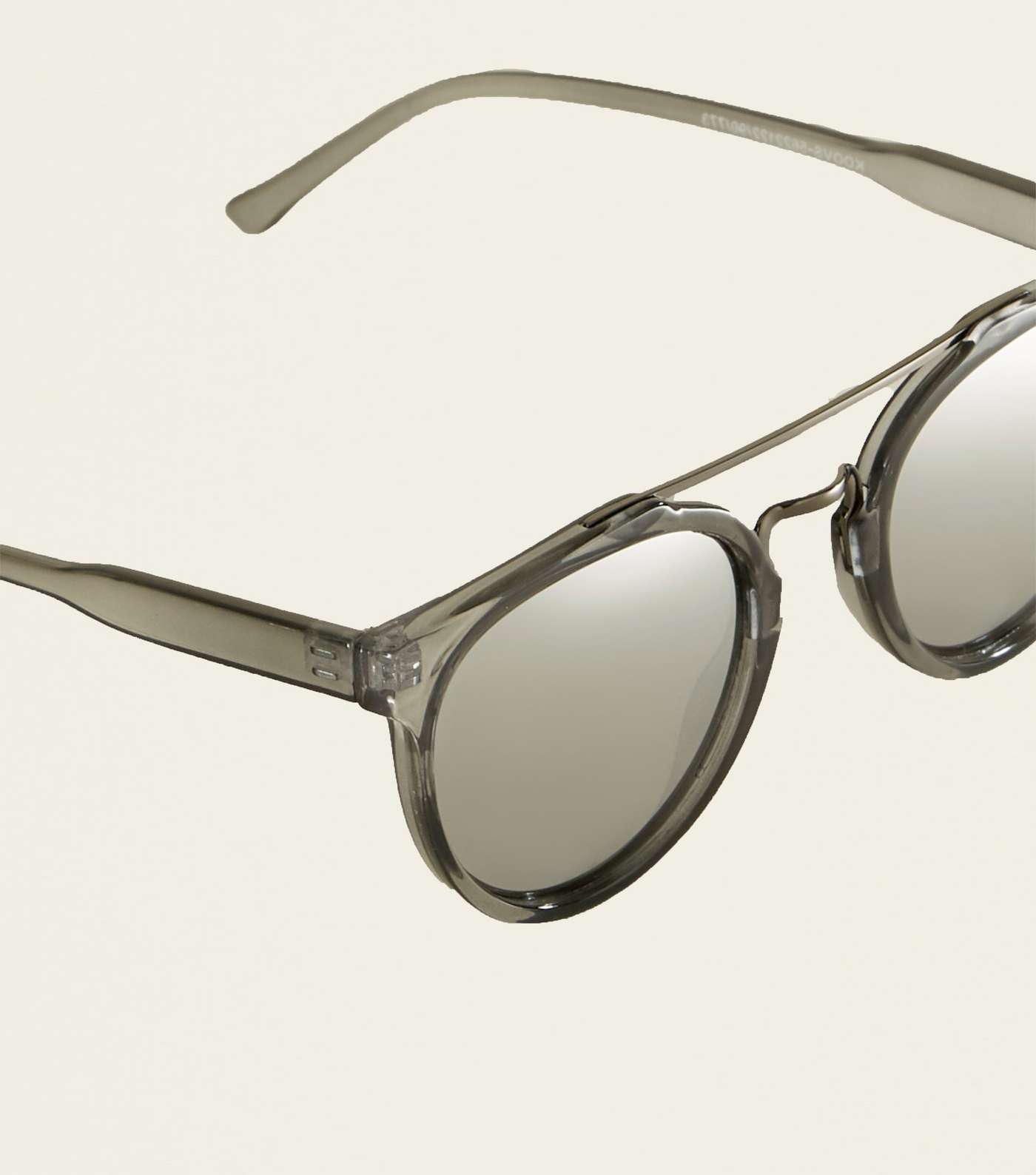 Clear Frame Bar Front Sunglasses Image 4