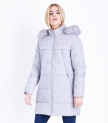 new look lilac coat