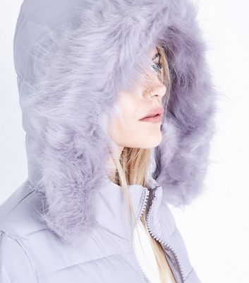 new look lilac coat