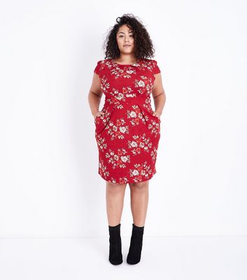 robe tulipe rouge