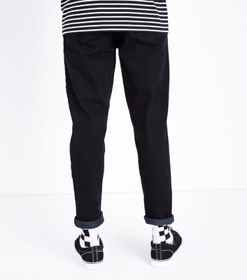 Black Tapered Jeans New Look
