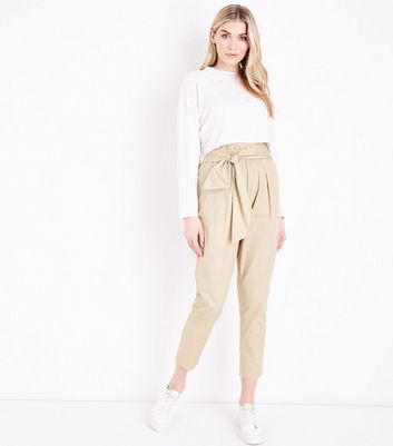 paper bag trousers new look