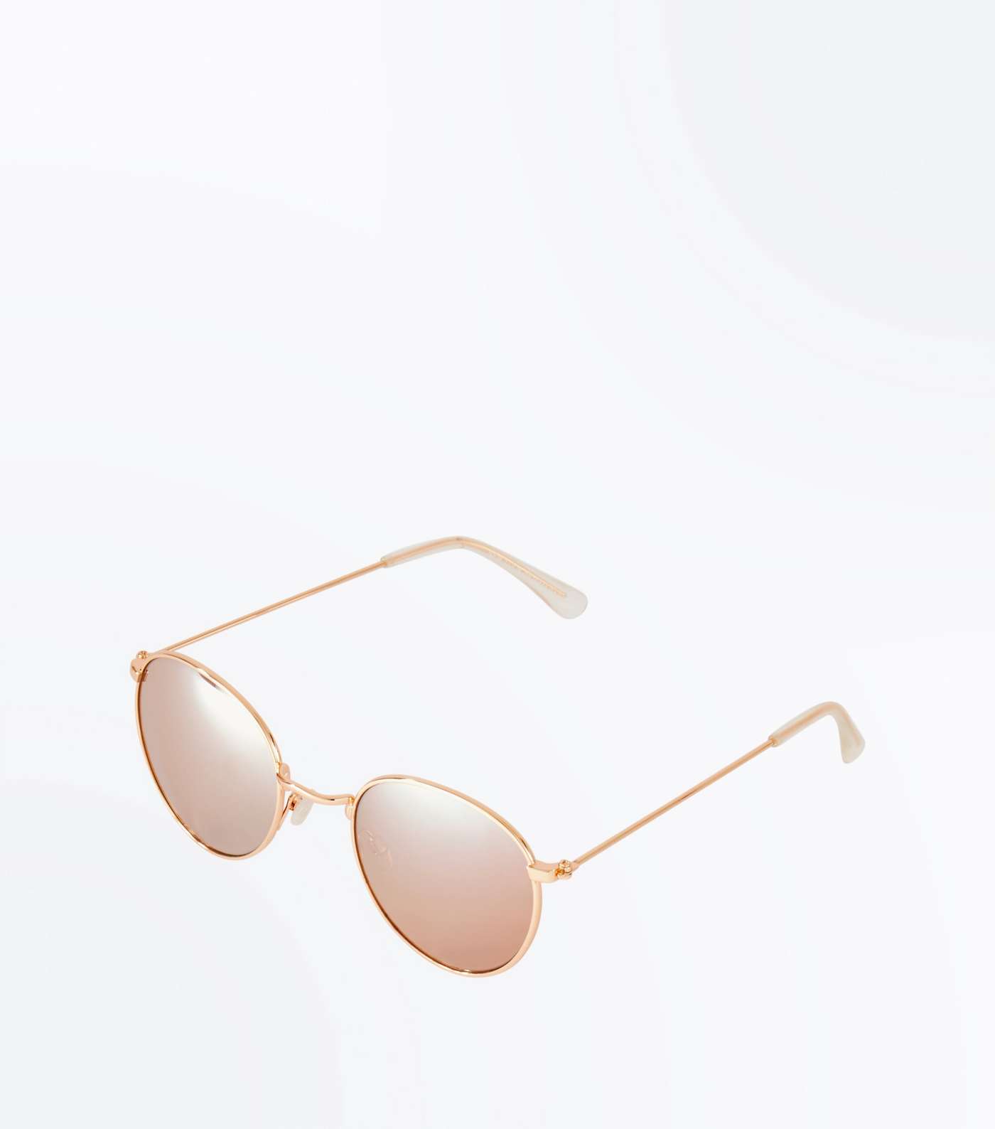 Rose Gold Metal Frame Sunglasses