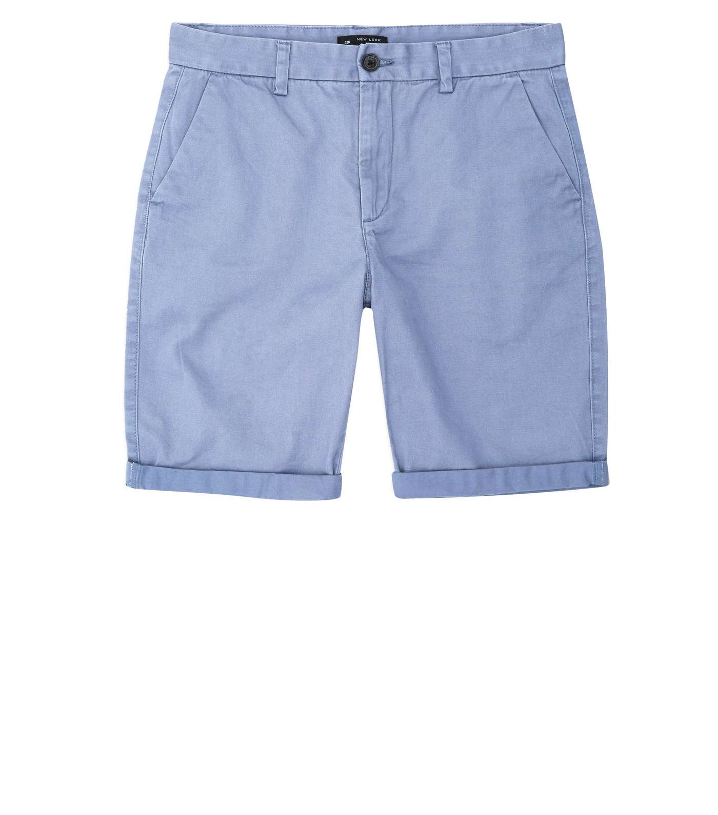 Pale Blue Chino Shorts Image 4