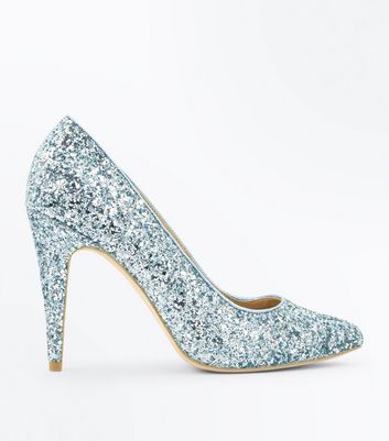 new look teal shoes