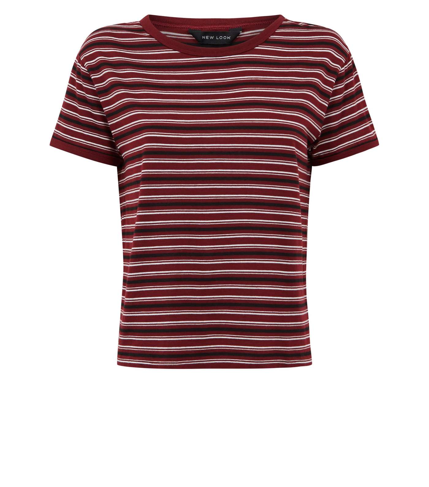 Red Stripe Ringer T-Shirt Image 4