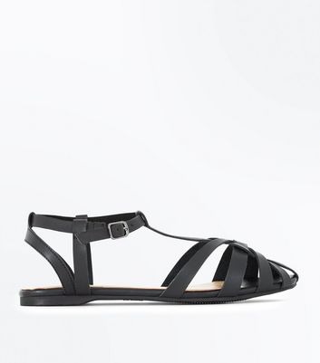 new look caged sandals