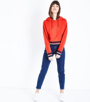 new look red hoodie