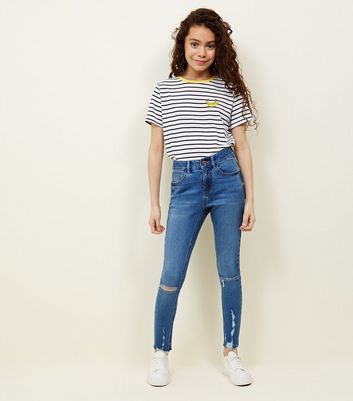light blue jeans for girls