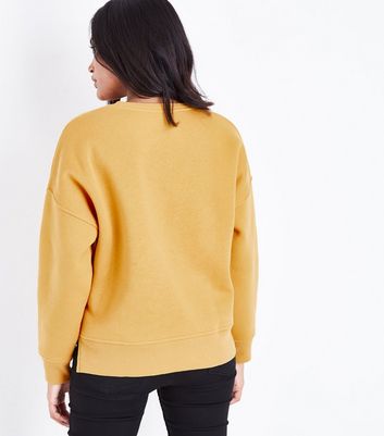 mustard yellow pullover