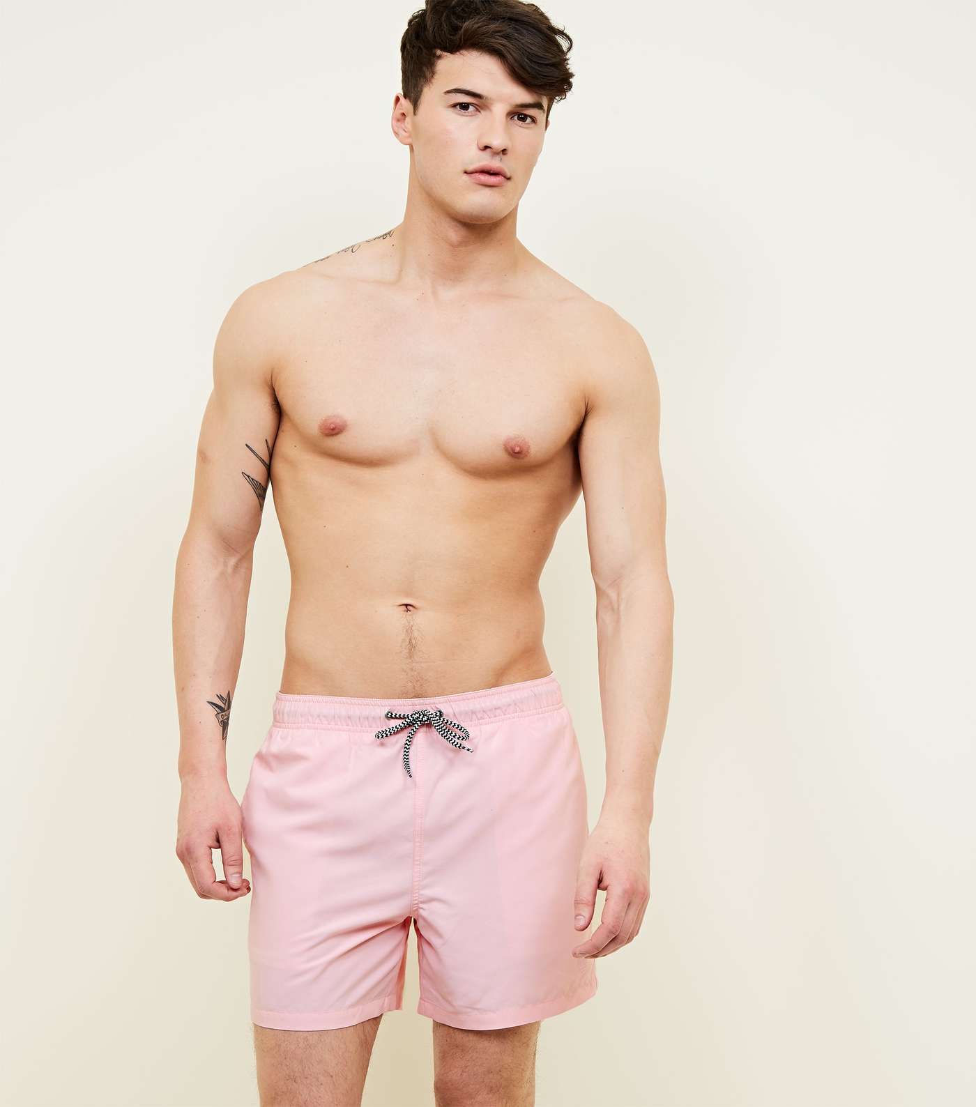 Mid Pink Swim Shorts