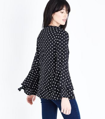 target polka dot blouse