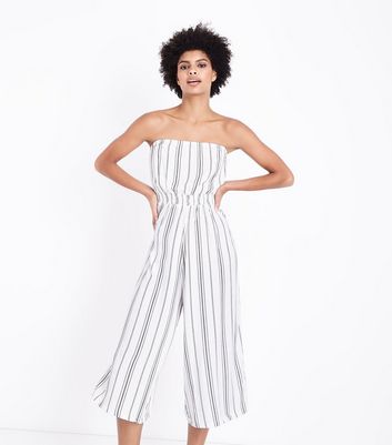 new look strapless jumpsuit