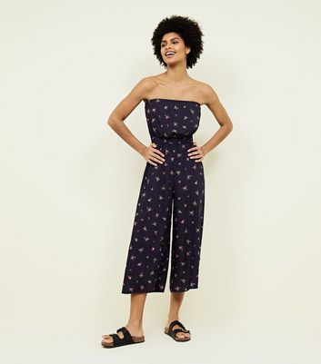 bandeau jumpsuit culotte