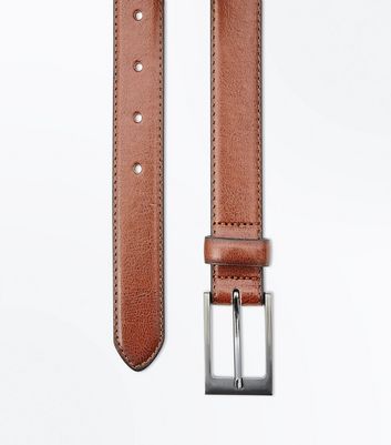 Ceinture ocre habillee en similicuir New Look