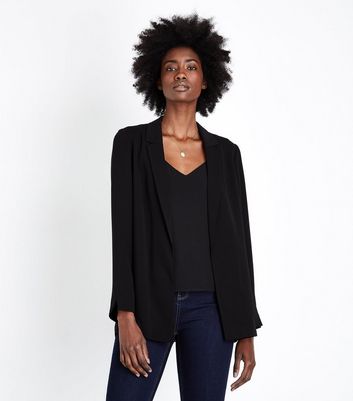 Black 2024 crepe jacket