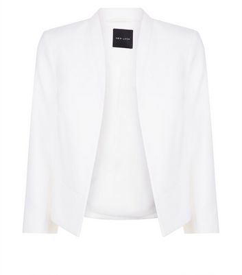 lightweight white blazer